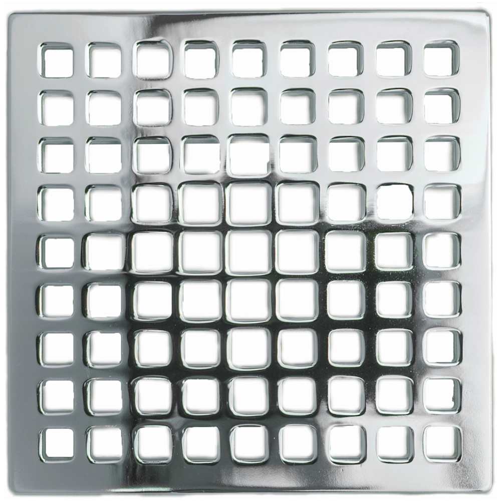 Decorative Drains 4" Square Shower Drain Grid