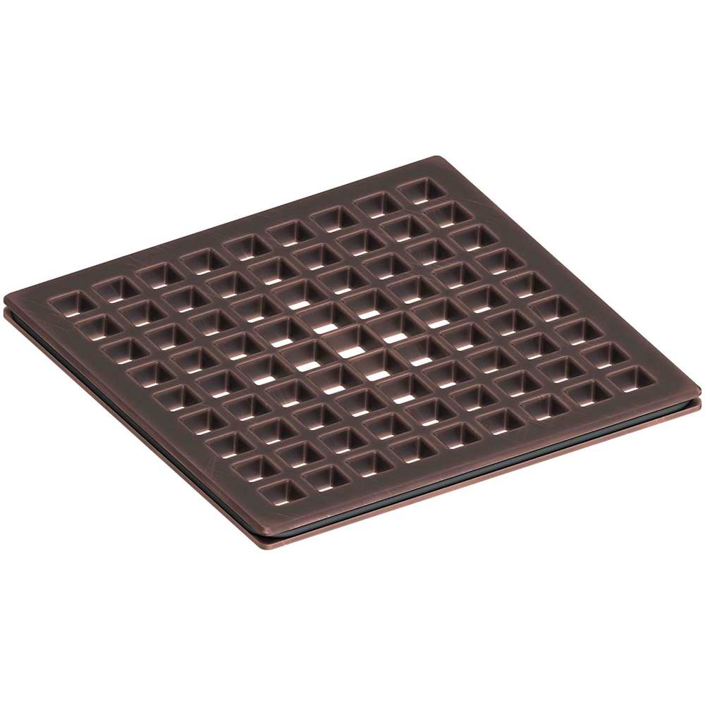 Decorative Drains 4" Square Shower Drain Grid