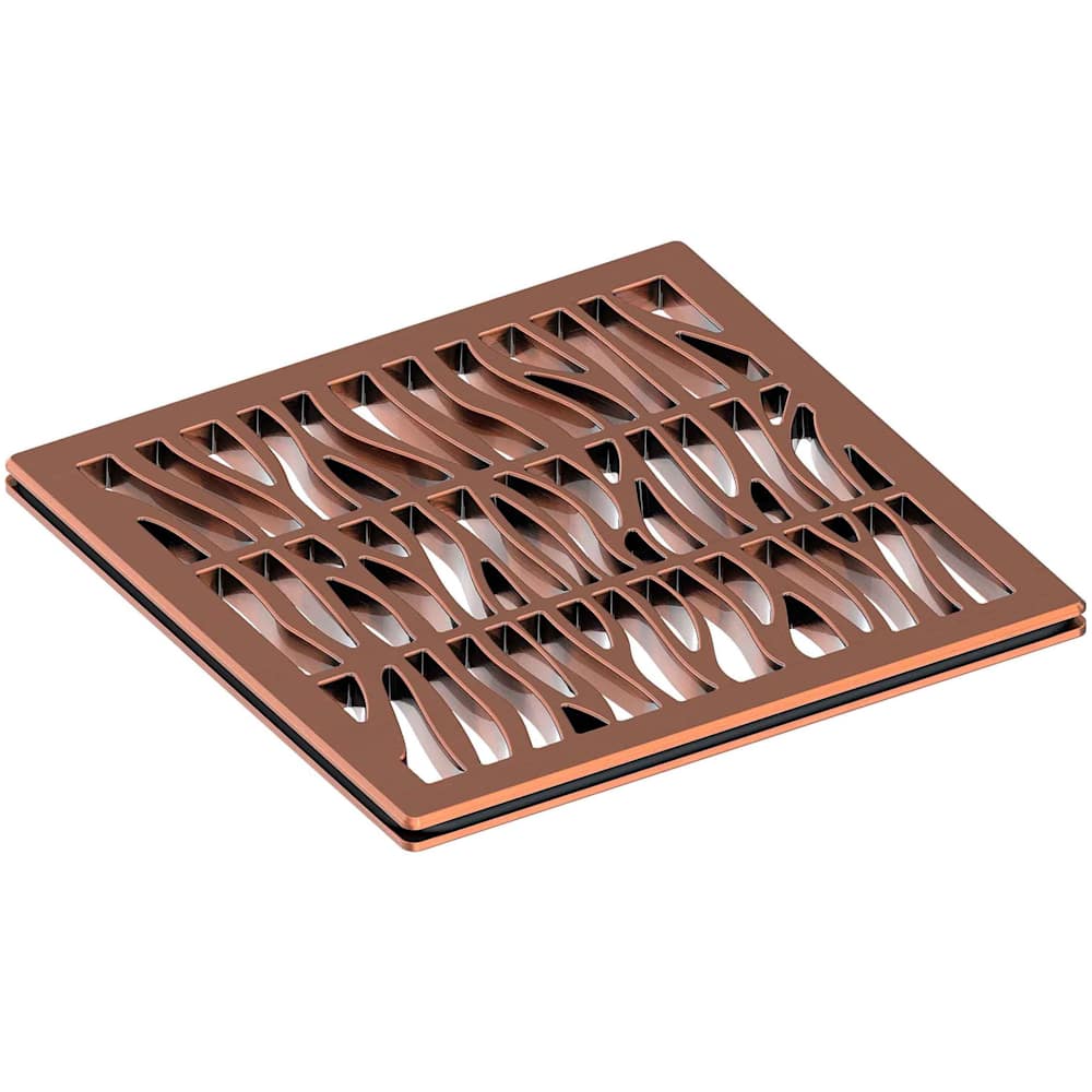 Decorative Drains 4" Square Shower Drain Grid