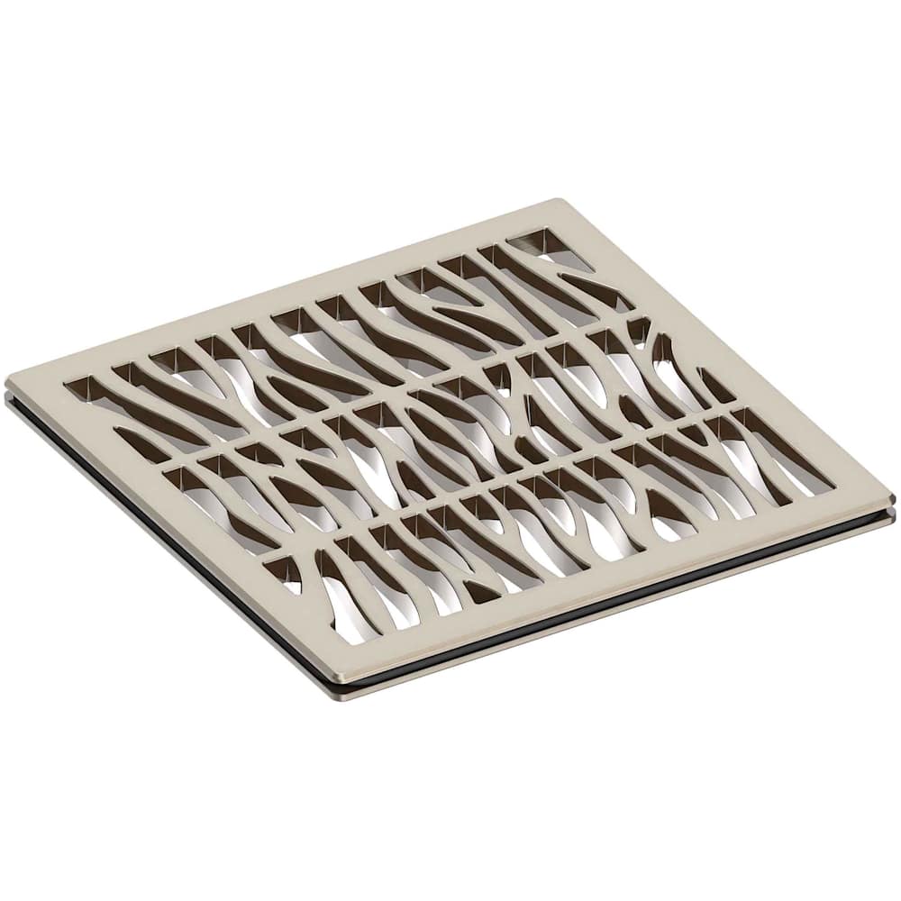 Decorative Drains 4" Square Shower Drain Grid