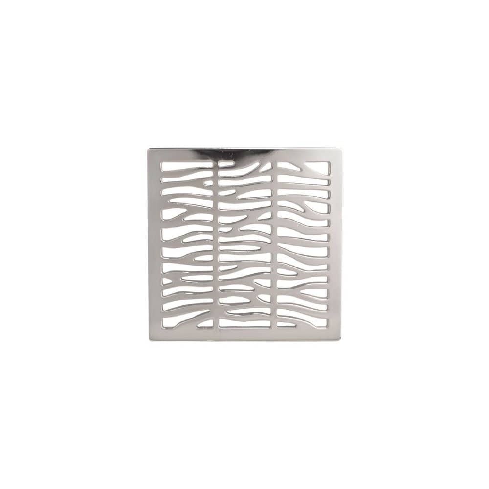 Decorative Drains 4" Square Shower Drain Grid
