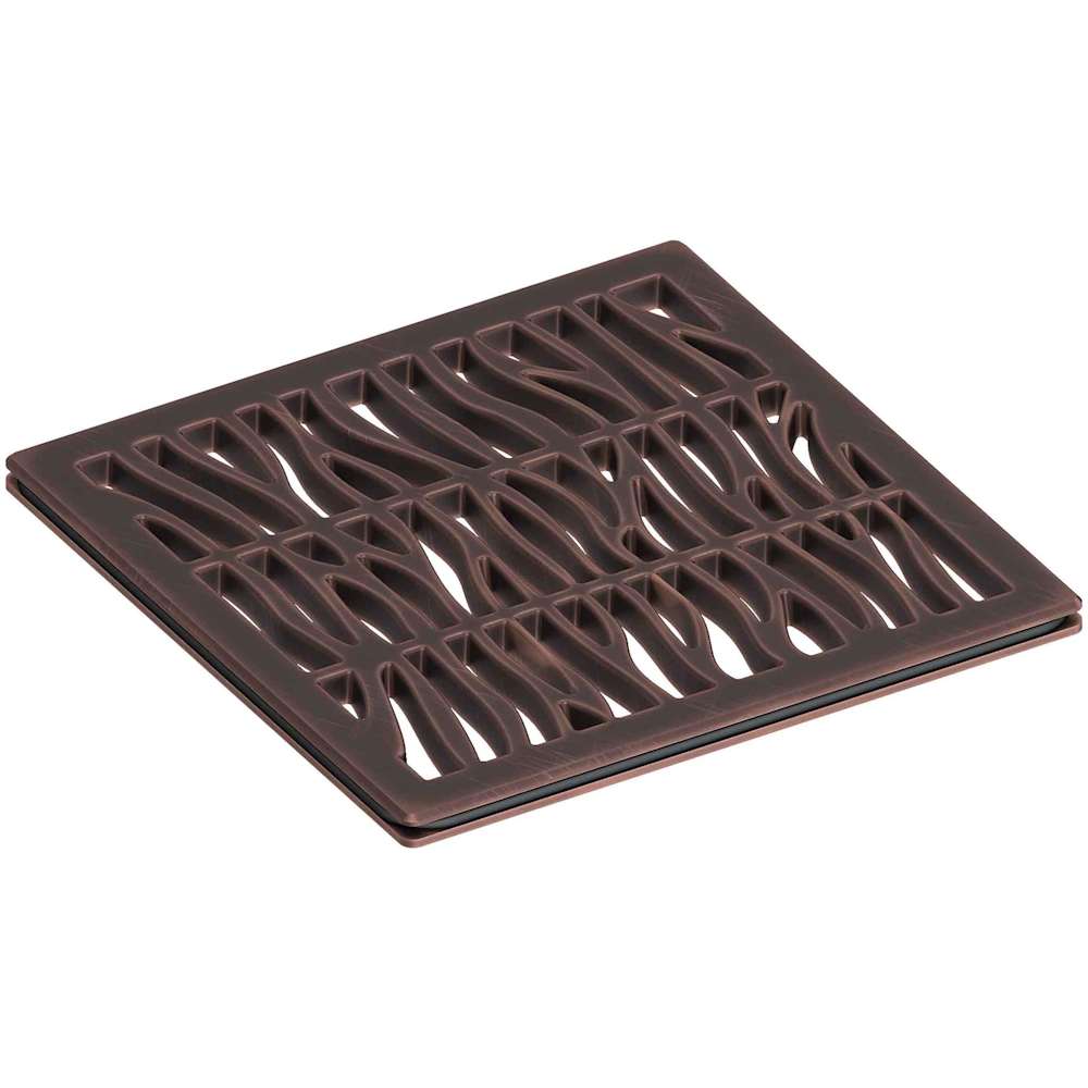 Decorative Drains 4" Square Shower Drain Grid