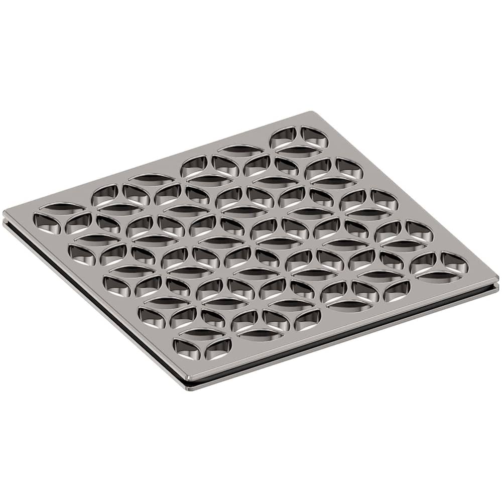 Decorative Drains 4" Square Shower Drain Grid