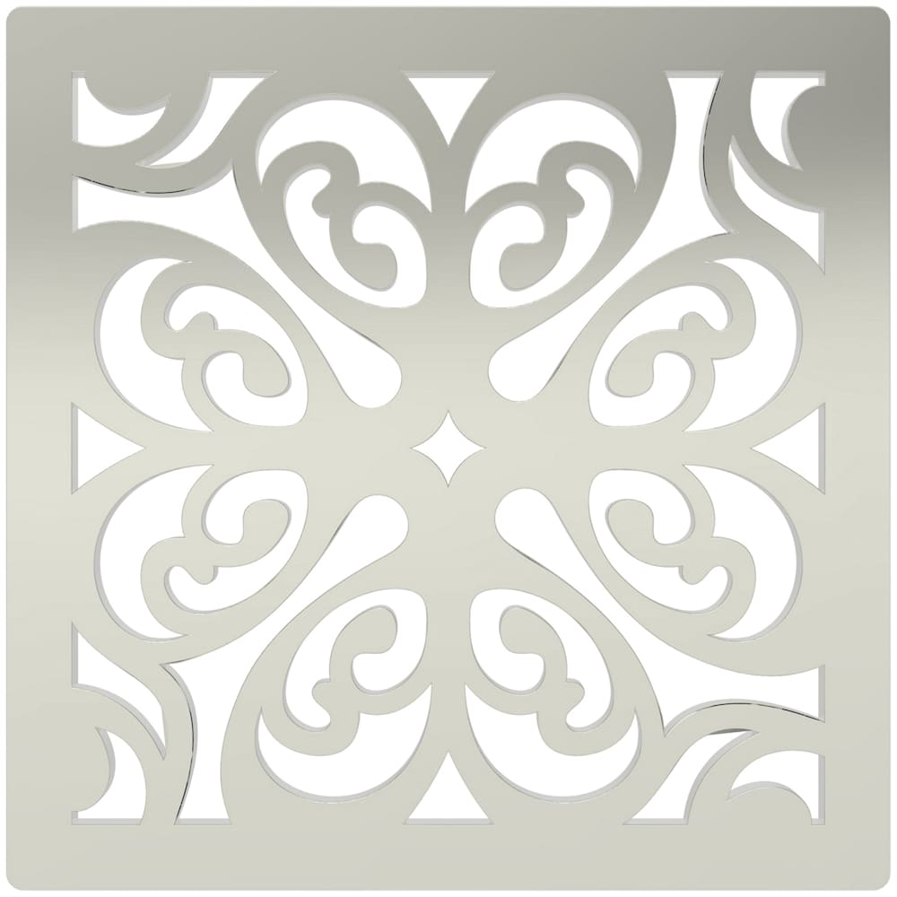 Decorative Drains 4" Square Shower Drain Grid