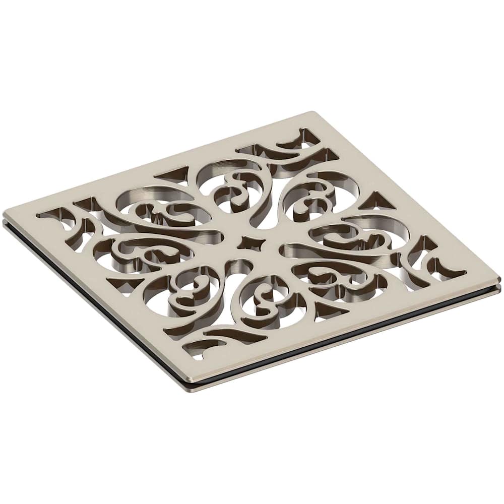 Decorative Drains 4" Square Shower Drain Grid