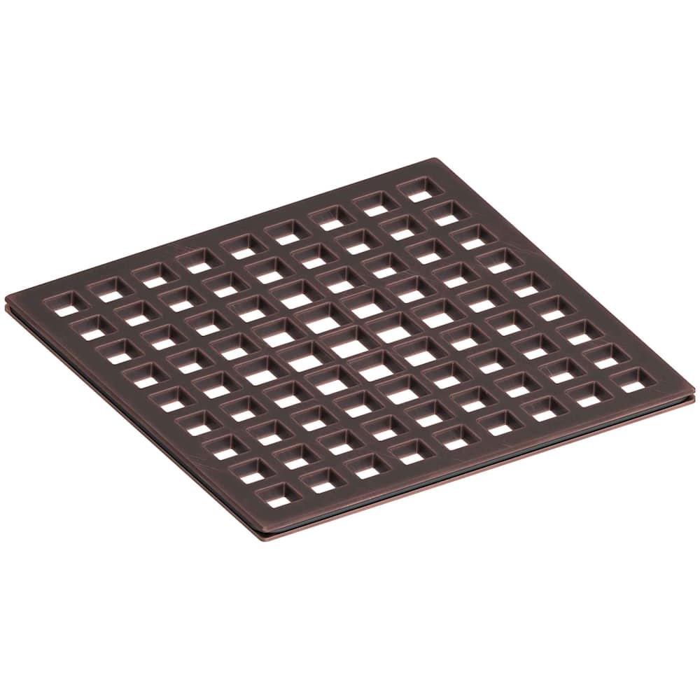 6" Square Shower Drain Grid