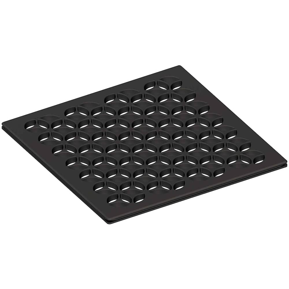 Decorative Drains 6" Square Shower Drain Grid