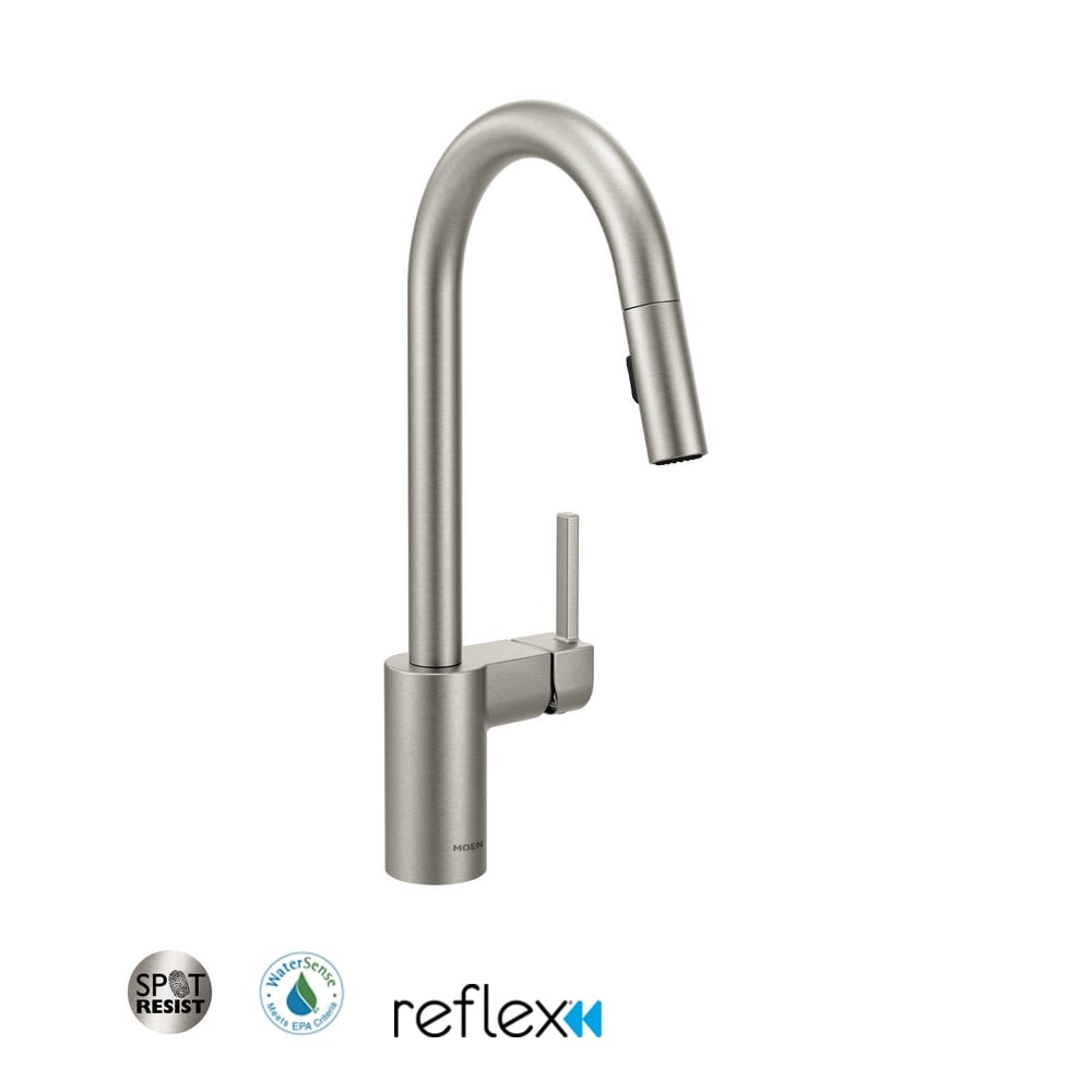Moen Align Pull-Down Spray Kitchen Faucet Spot Resist Stainless