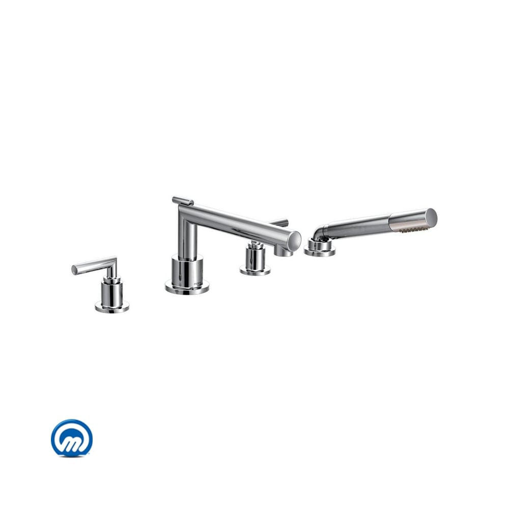 Moen 6 1/2" Single Function Shower Head with Eco Performance from the Rothbury Collection Brushed Nickel