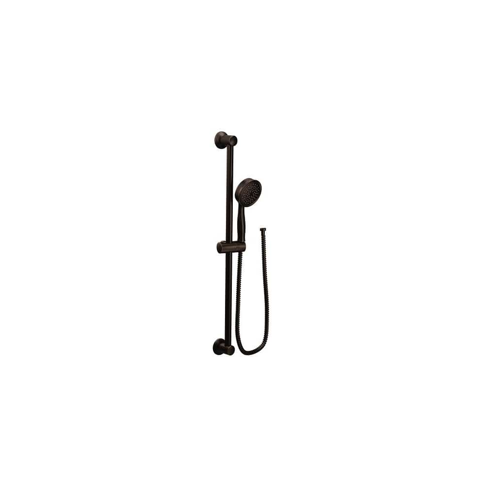 Moen Single Function Hand Shower Package with Hose and Slide Bar Included Oil Rubbed Bronze