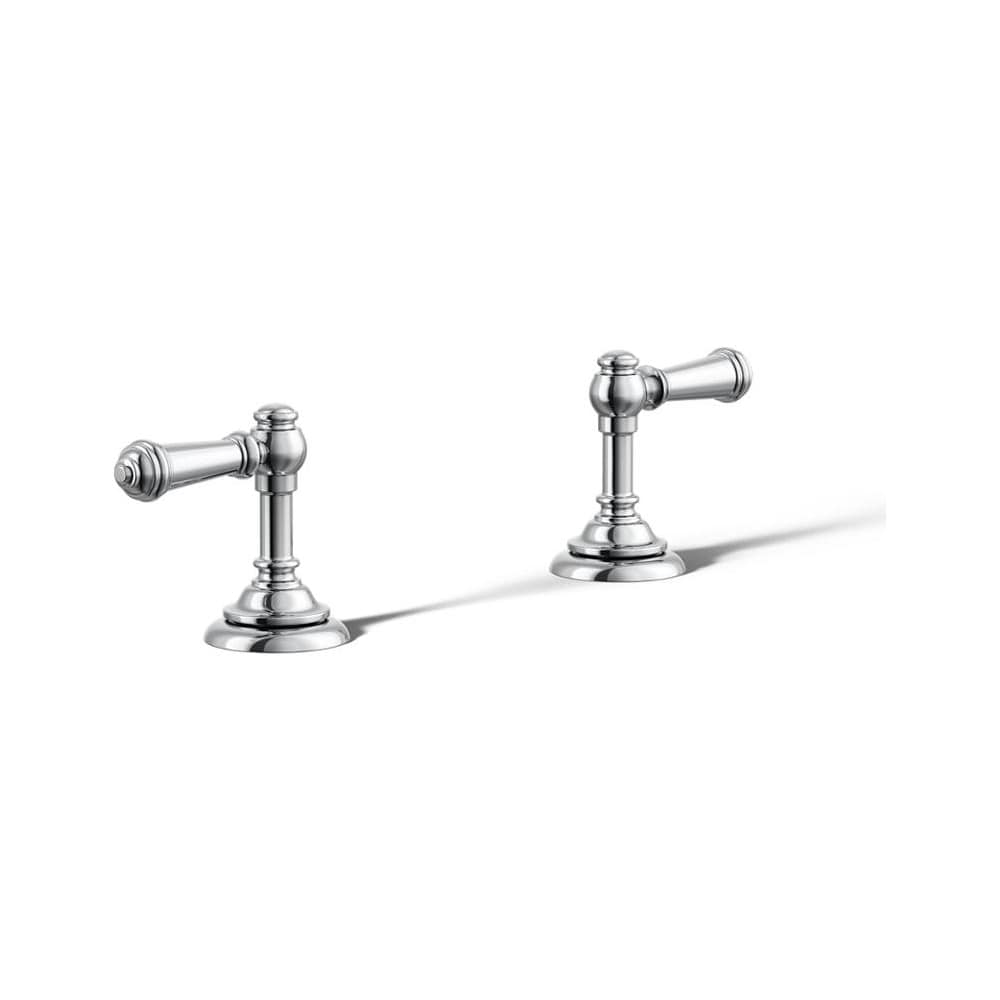 Artifacts Deck-Mount Bath Faucet Handle Trim with Lever Design