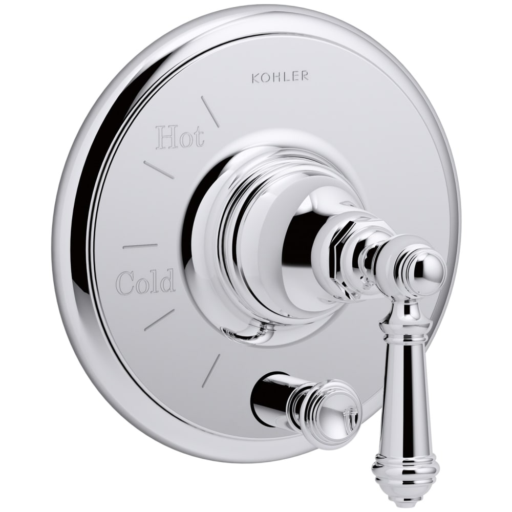 Artifacts Two Function Pressure Balanced Valve Trim Only with Single Lever Handle and Integrated Diverter - Less Rough In