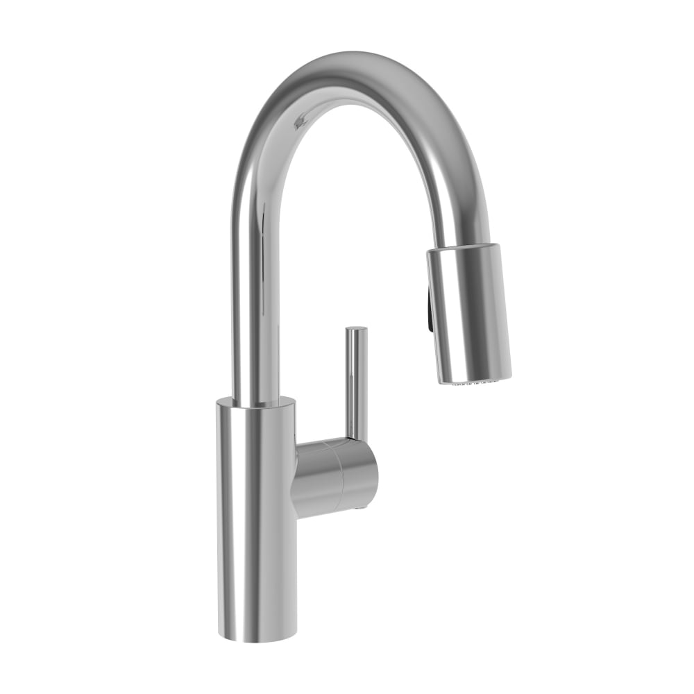 East Linear 1.8 GPM Single Hole Pull Down Bar Faucet
