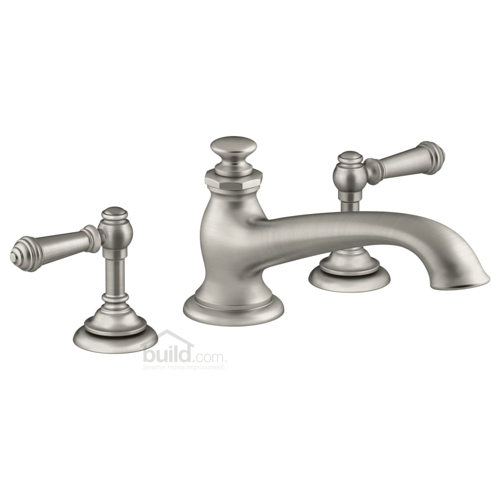 Artifacts Deck Mounted Roman Tub Filler with Metal Lever Handles