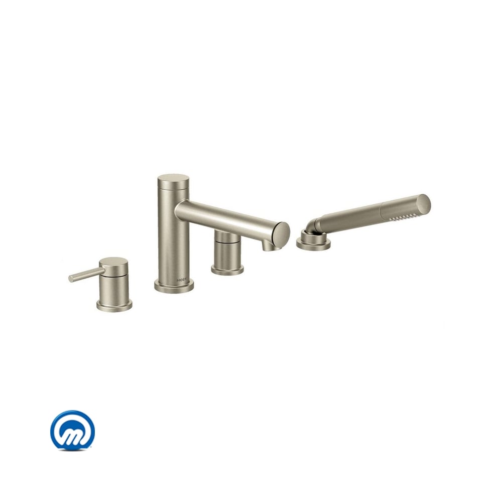 Moen M-DURA Single Hole Bathroom Faucet with Pop-up Drain Assembly Included Chrome