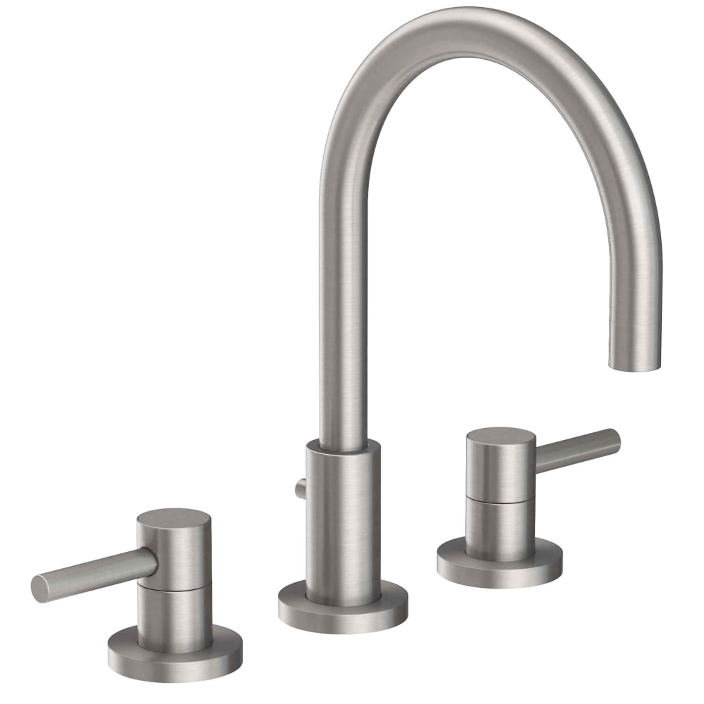 East Linear 1.2 GPM Widespread Bathroom Faucet with Pop-Up Drain Assembly