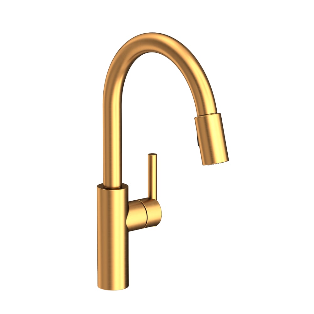East Linear 1.8 GPM Single Hole Pull Down Kitchen Faucet