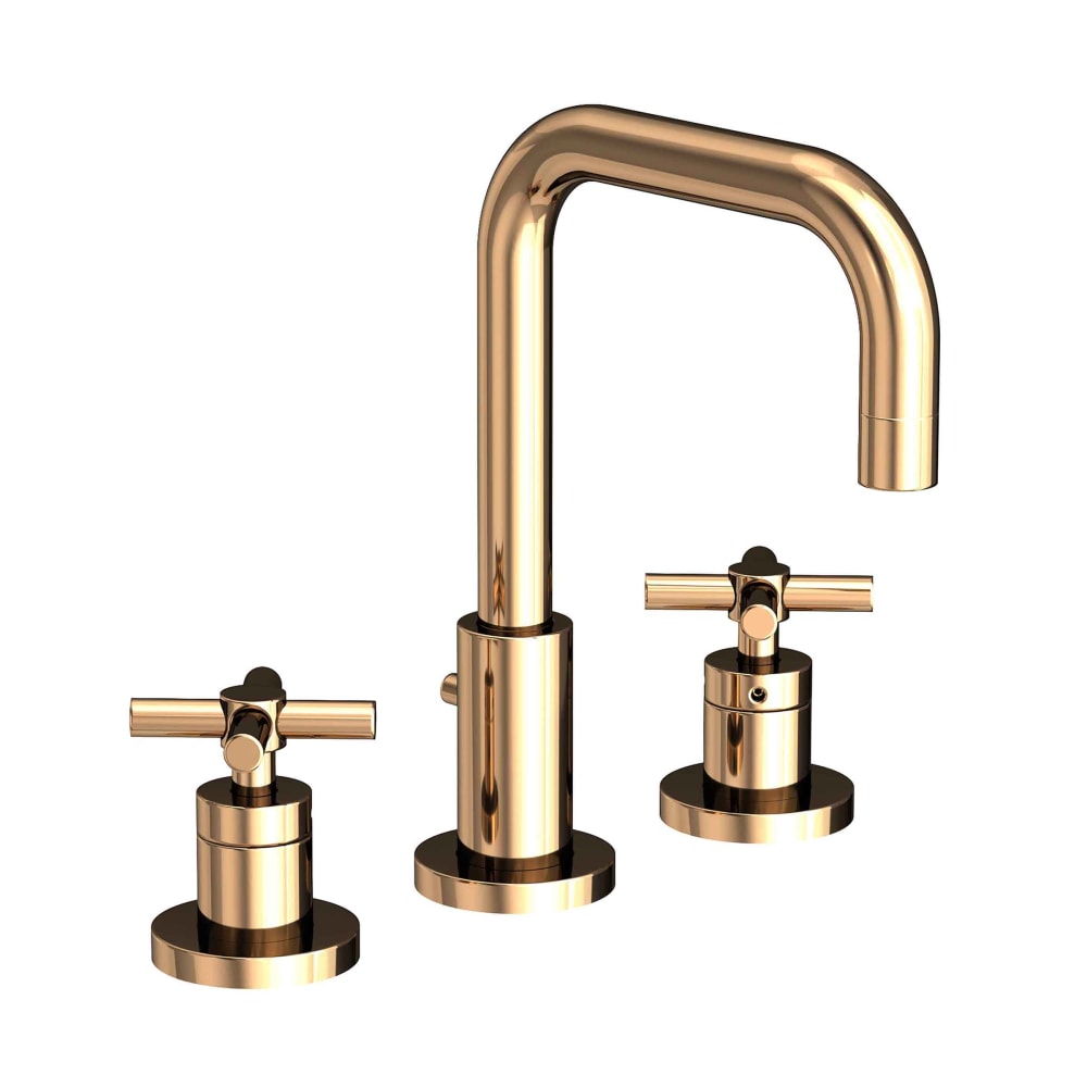 East Square 1.2 GPM Widespread Bathroom Faucet with Pop-Up Drain Assembly
