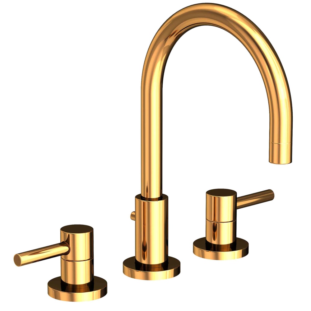 East Linear 1.2 GPM Widespread Bathroom Faucet with Pop-Up Drain Assembly