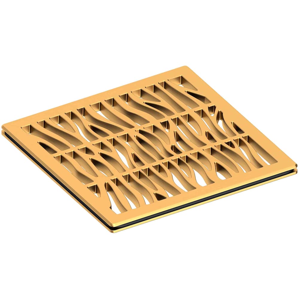 Decorative Drains 4" Square Shower Drain Grid
