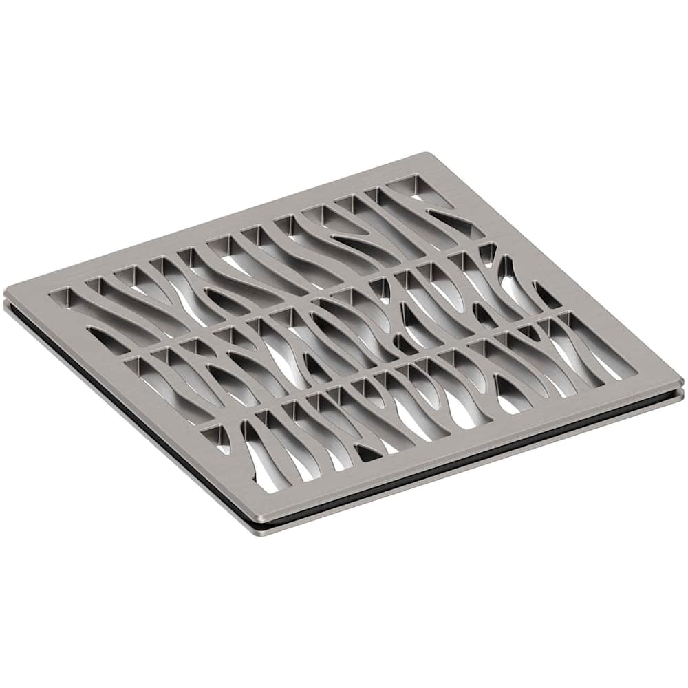 Decorative Drains 4" Square Shower Drain Grid