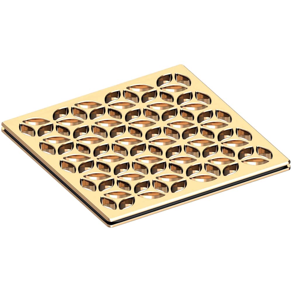 Decorative Drains 4" Square Shower Drain Grid