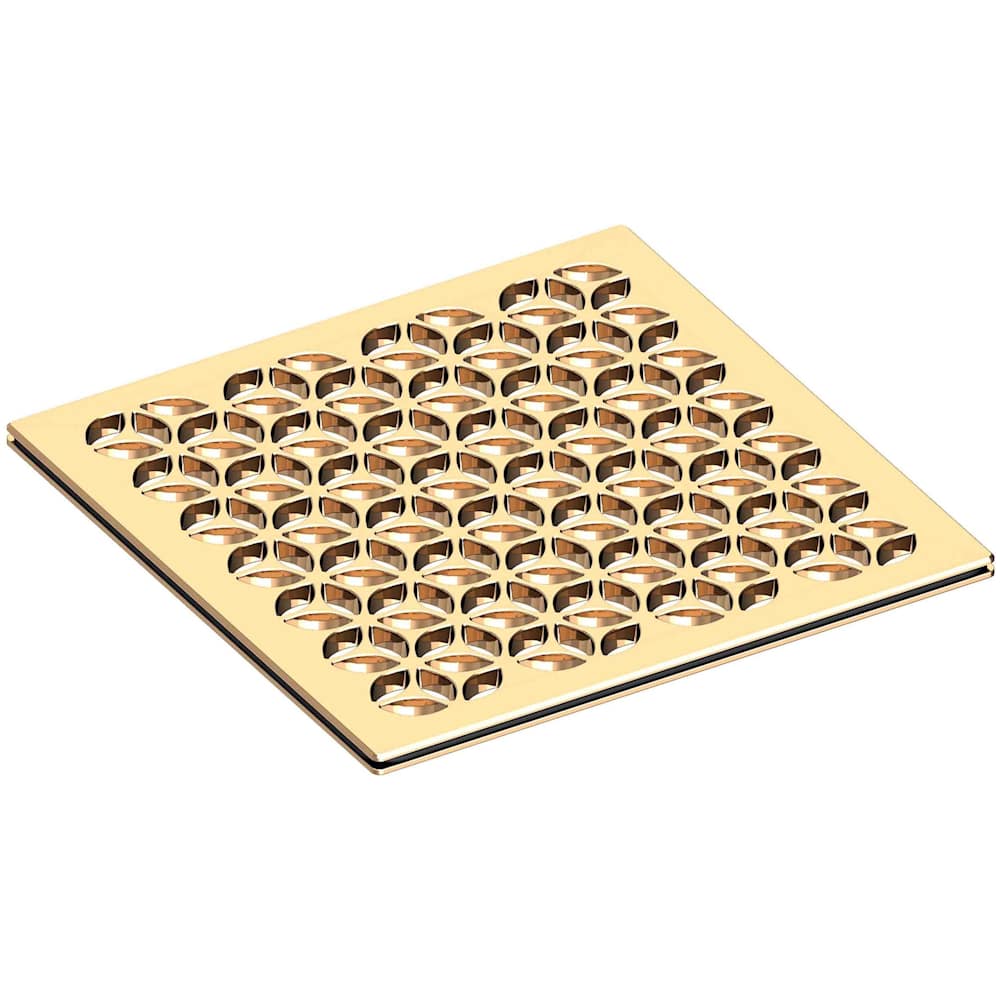 Decorative Drains 6" Square Shower Drain Grid