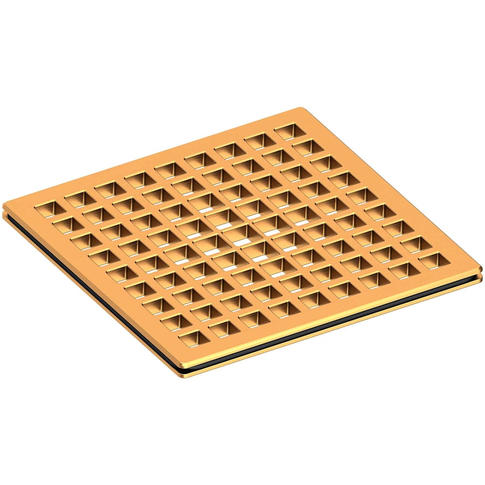 Decorative Drains 4" Square Shower Drain Grid