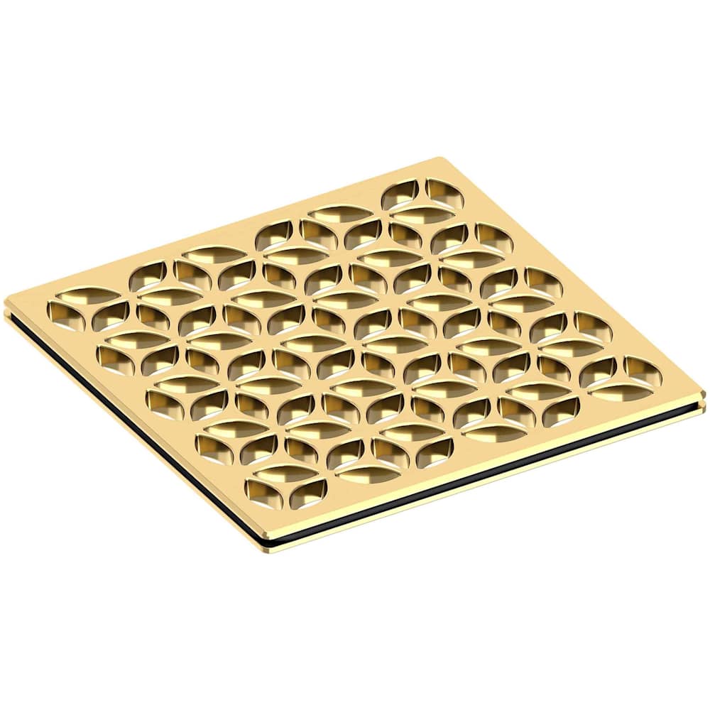 Decorative Drains 4" Square Shower Drain Grid