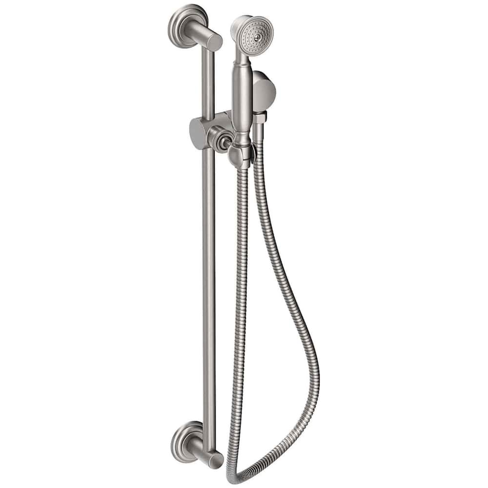 Single Function Wall Mount Handshower Kit with Slide Bar and Adjustable Bracket