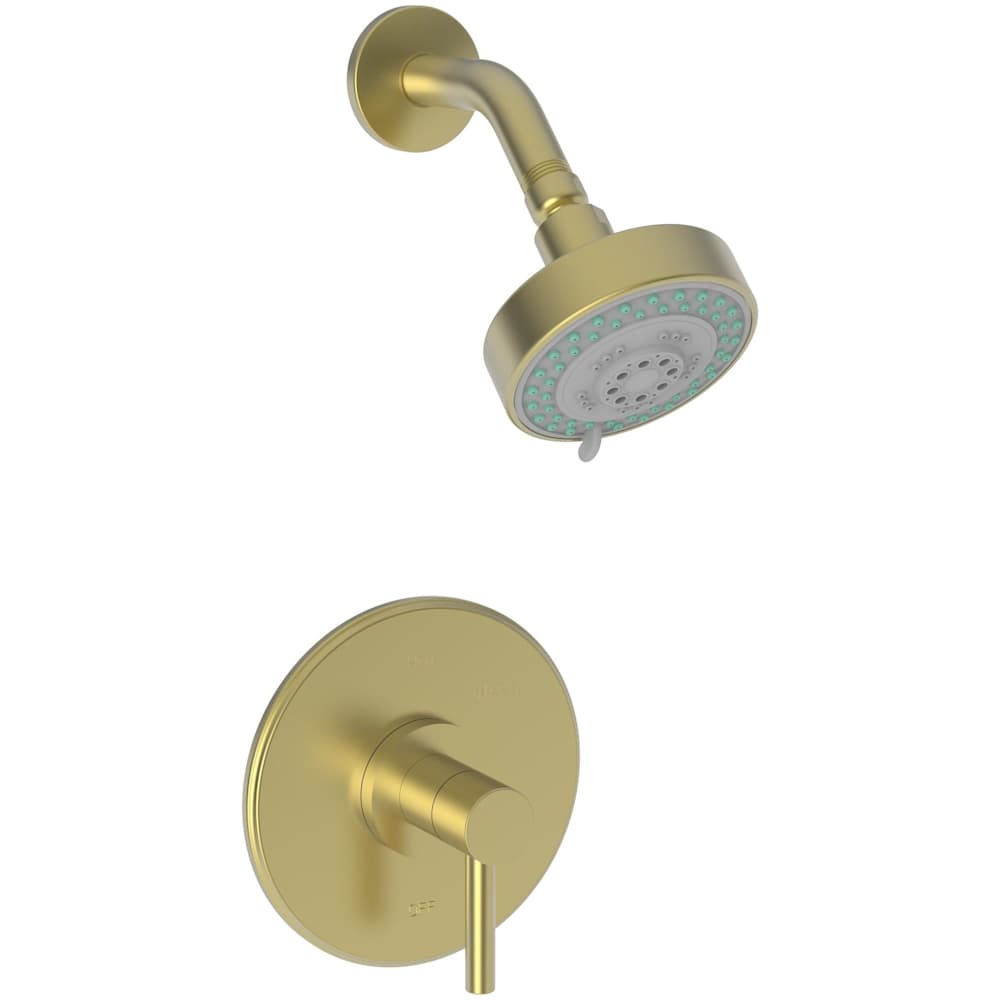 East Linear Single Handle Pressure Balanced Shower Trim Only with Metal Lever Handle, Less Valve
