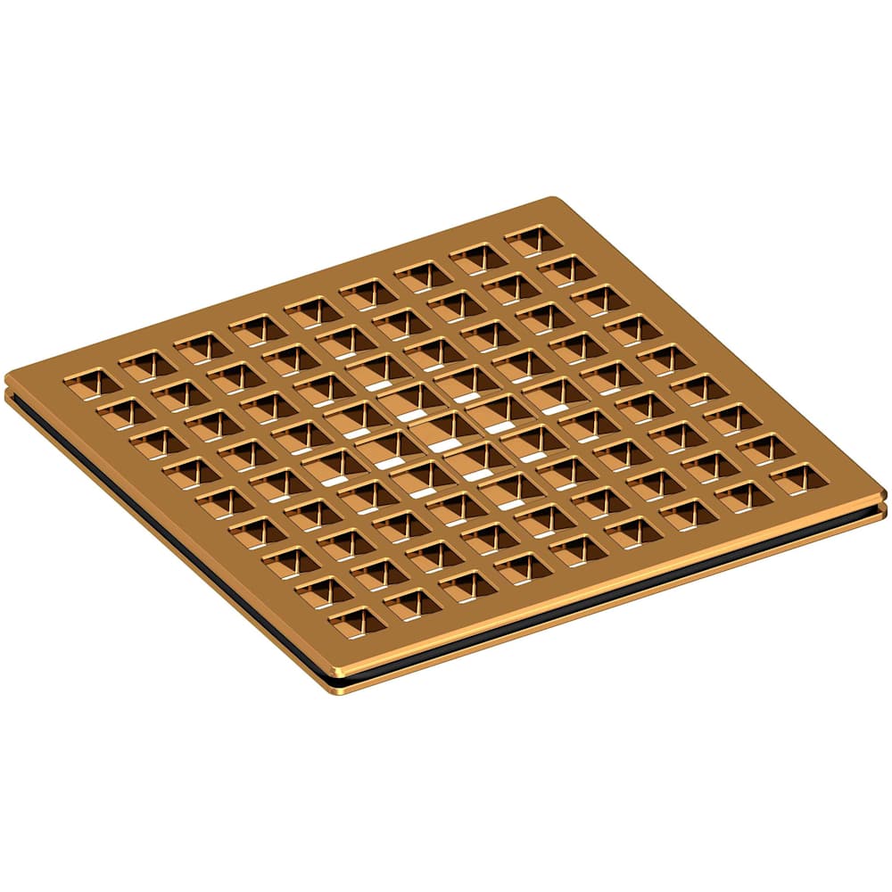Decorative Drains 4" Square Shower Drain Grid