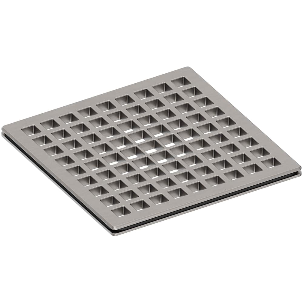 Decorative Drains 4" Square Shower Drain Grid