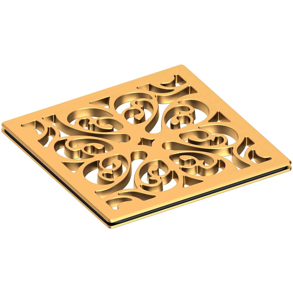 Decorative Drains 4" Square Shower Drain Grid