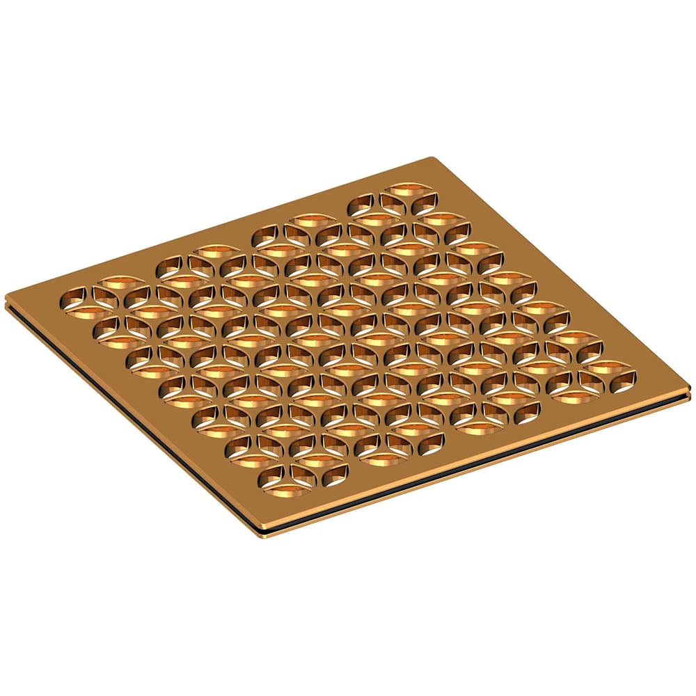 Decorative Drains 6" Square Shower Drain Grid