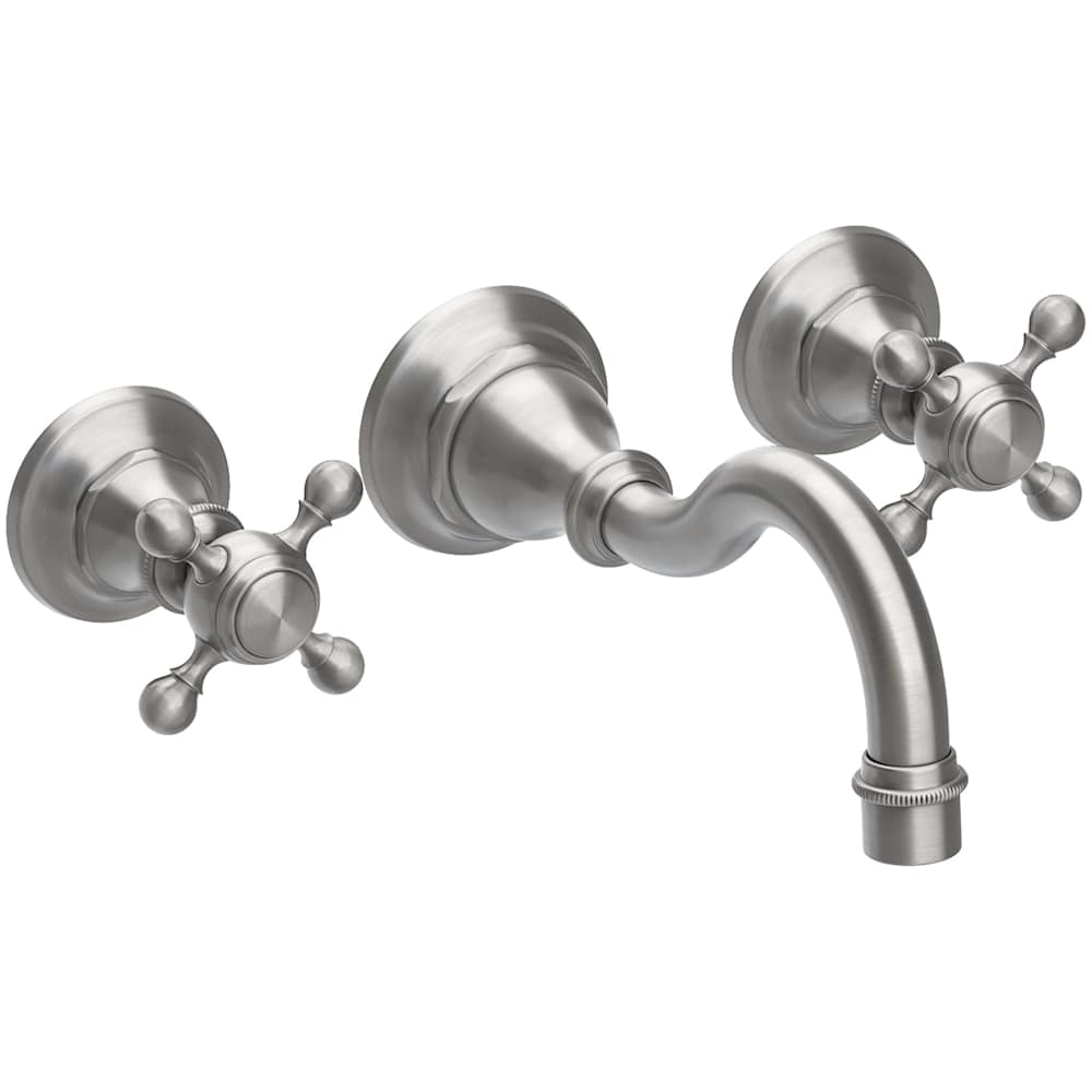 Victoria 1.2 GPM Wall Mounted Widespread Bathroom Faucet