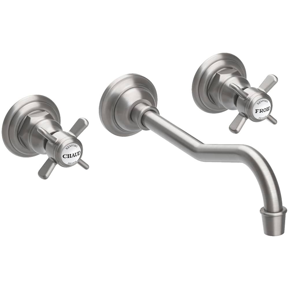 Fairfield 1.2 GPM Wall Mounted Widespread Bathroom Faucet
