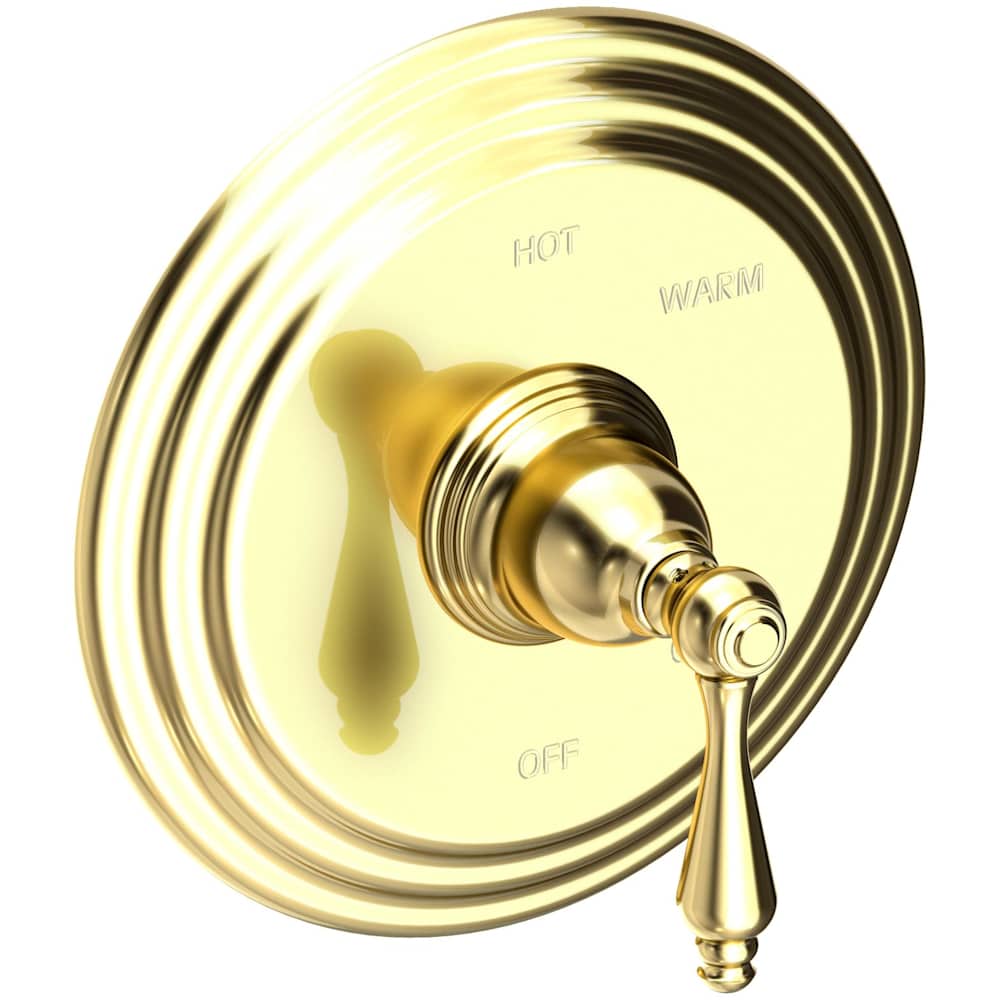 Seaport Single Handle Pressure Balanced Shower Trim Only with Metal Lever Handle less Valve and Shower Head