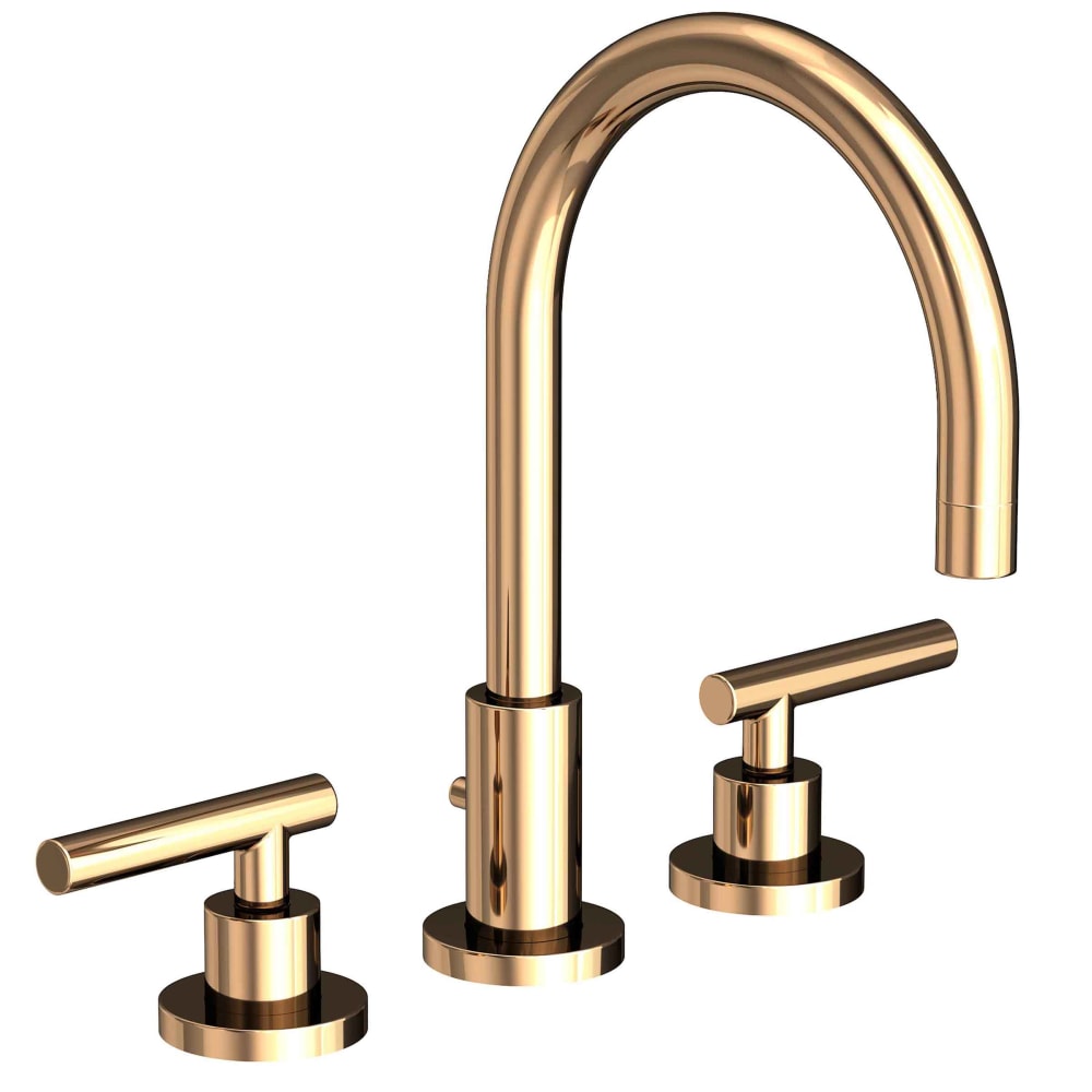 East Linear 1.2 GPM Widespread Bathroom Faucet with Pop-Up Drain Assembly