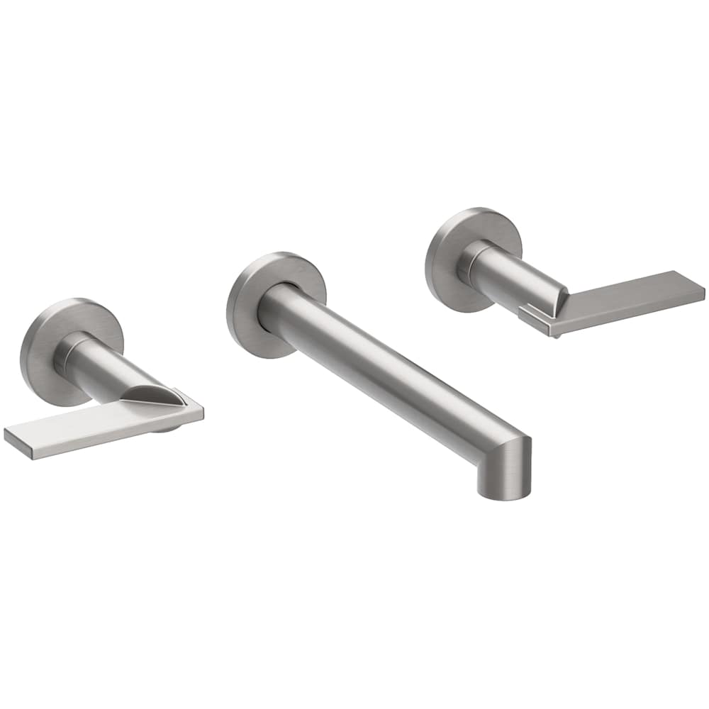Keaton 1.2 GPM Wall Mounted Widespread Bathroom Faucet