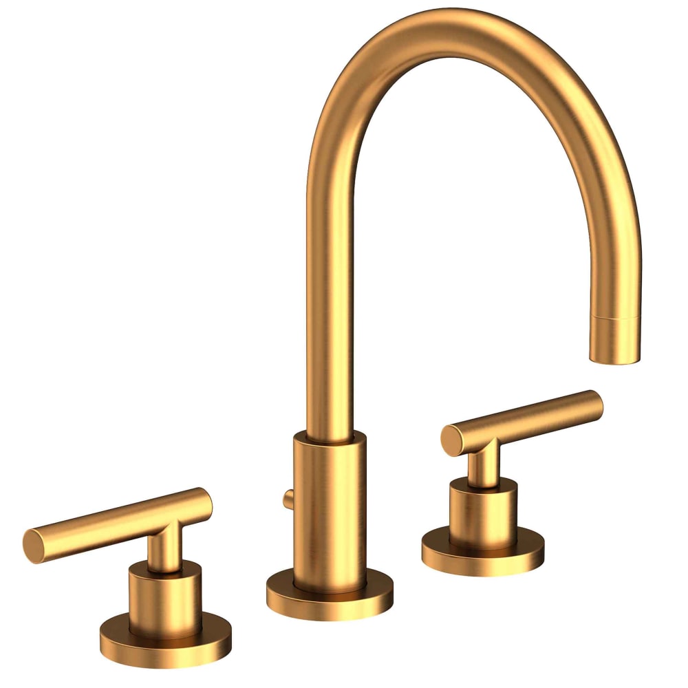 East Linear 1.2 GPM Widespread Bathroom Faucet with Pop-Up Drain Assembly