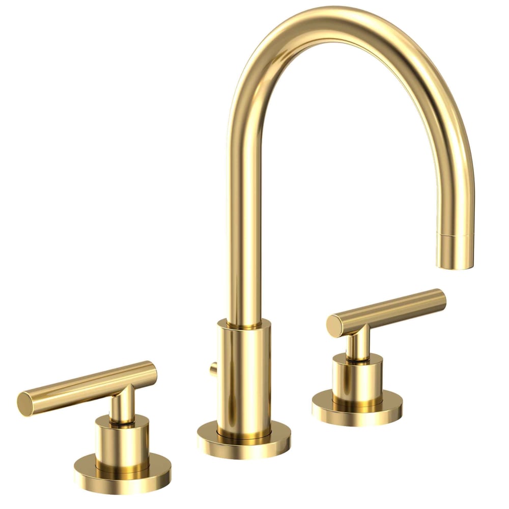 East Linear 1.2 GPM Widespread Bathroom Faucet with Pop-Up Drain Assembly