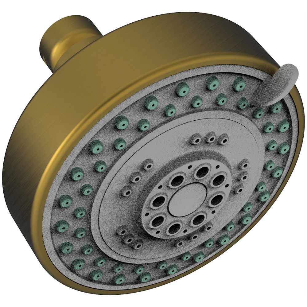 Tub and Shower 1.8 GPM Multi Function Rain Shower Head