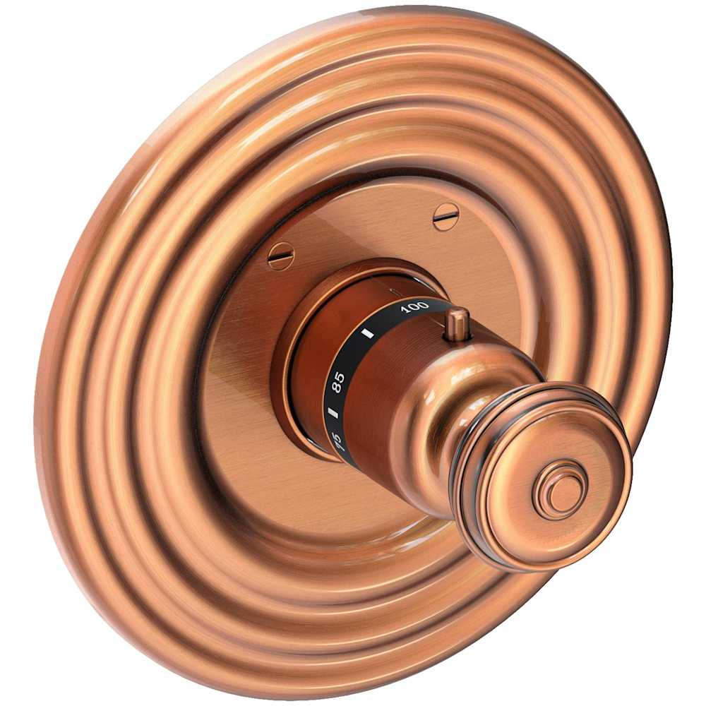 Seaport Thermostatic Valve Trim Only with Single Knob Handle - Less Rough In