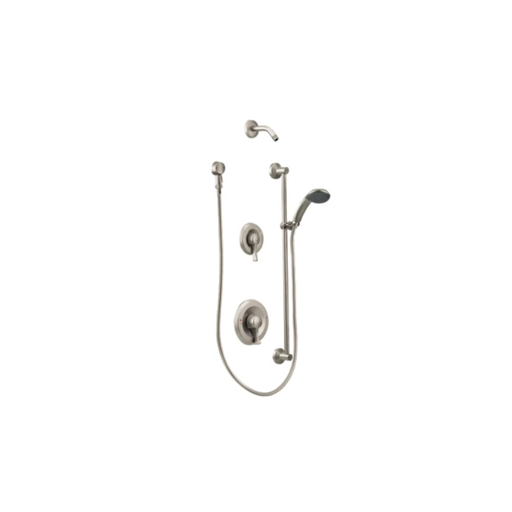 Moen Align 1.5 GPM Single Hole Pre-Rinse Pull Down Kitchen Faucet Brushed Gold