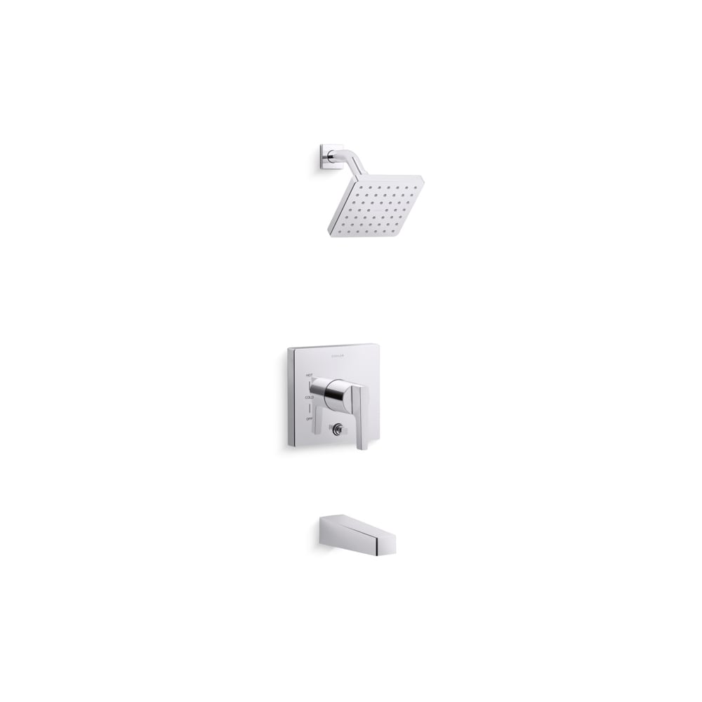 Honesty Tub and Shower Trim Package with 2.5 GPM Single Function Shower Head and Katalyst Spray Technology