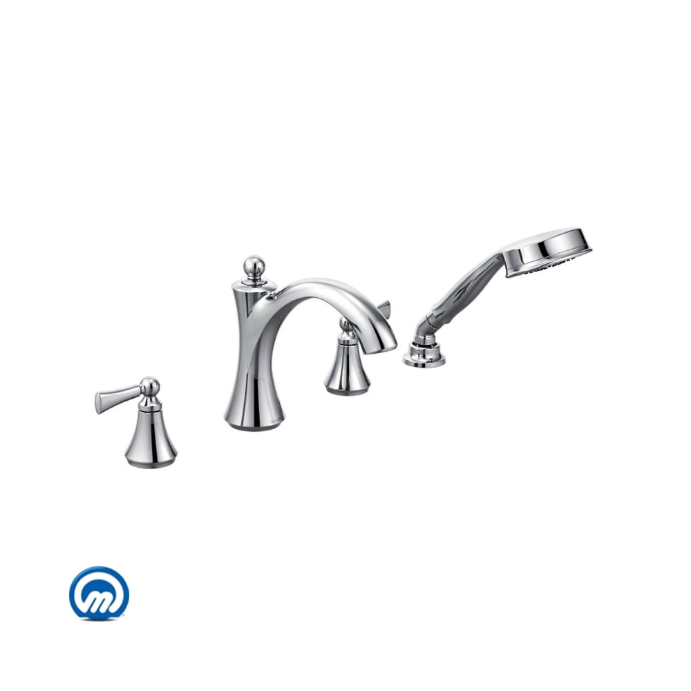 Moen Handshower Wall Bracket with Drop Ell Brushed Gold