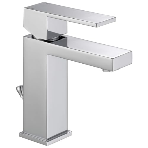 Delta 567LF-PP Modern 1.2 GPM Single Hole Bathroom Faucet