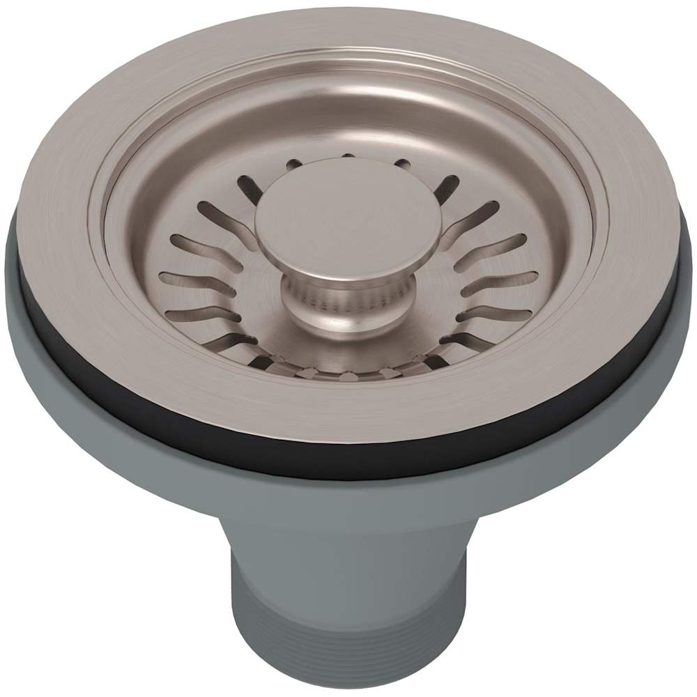 3-1/2" Basket Strainer - Less Remote Pop-Up