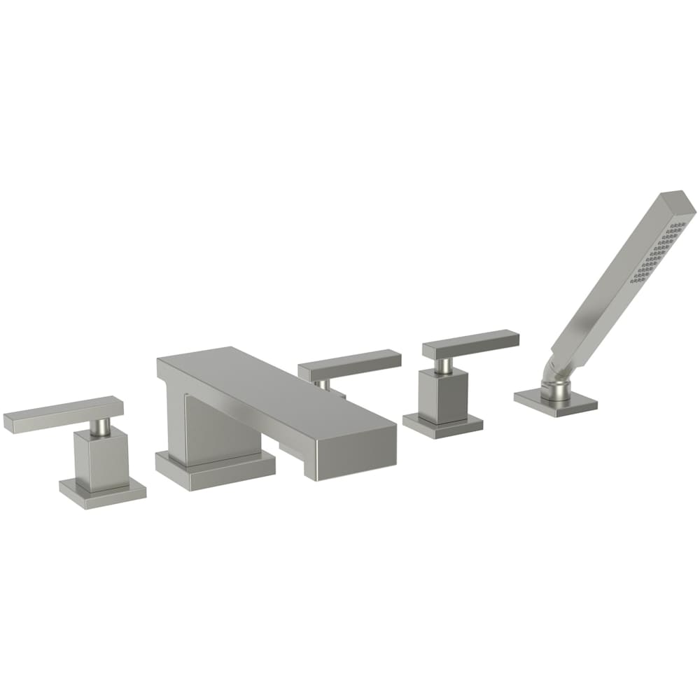 Skylar Double Handle Roman Tub Faucet with Hand Shower - Less Rough-in Valve